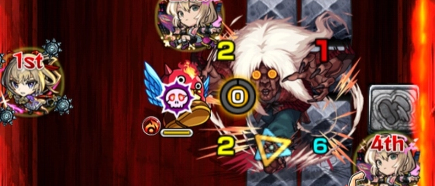 モンスト_ターボババア多重接触防御ダウン