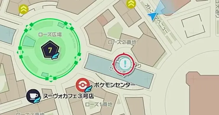 ポケモンZA_スターミーは宇宙とつながる_マップ画像