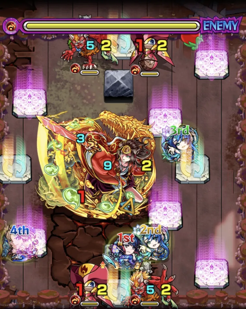 モンスト_超究極イザナミ_ステージ3