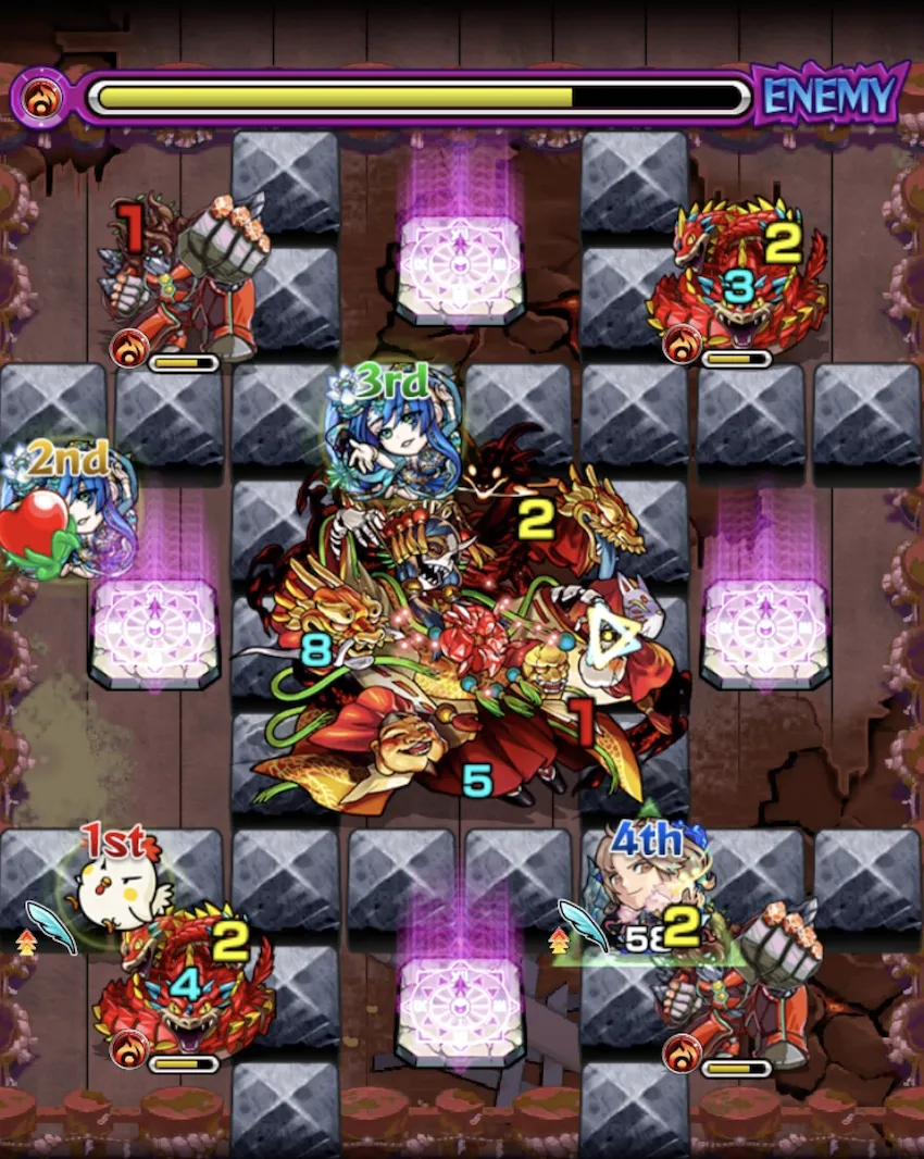 モンスト_超究極イザナミ_ステージ2