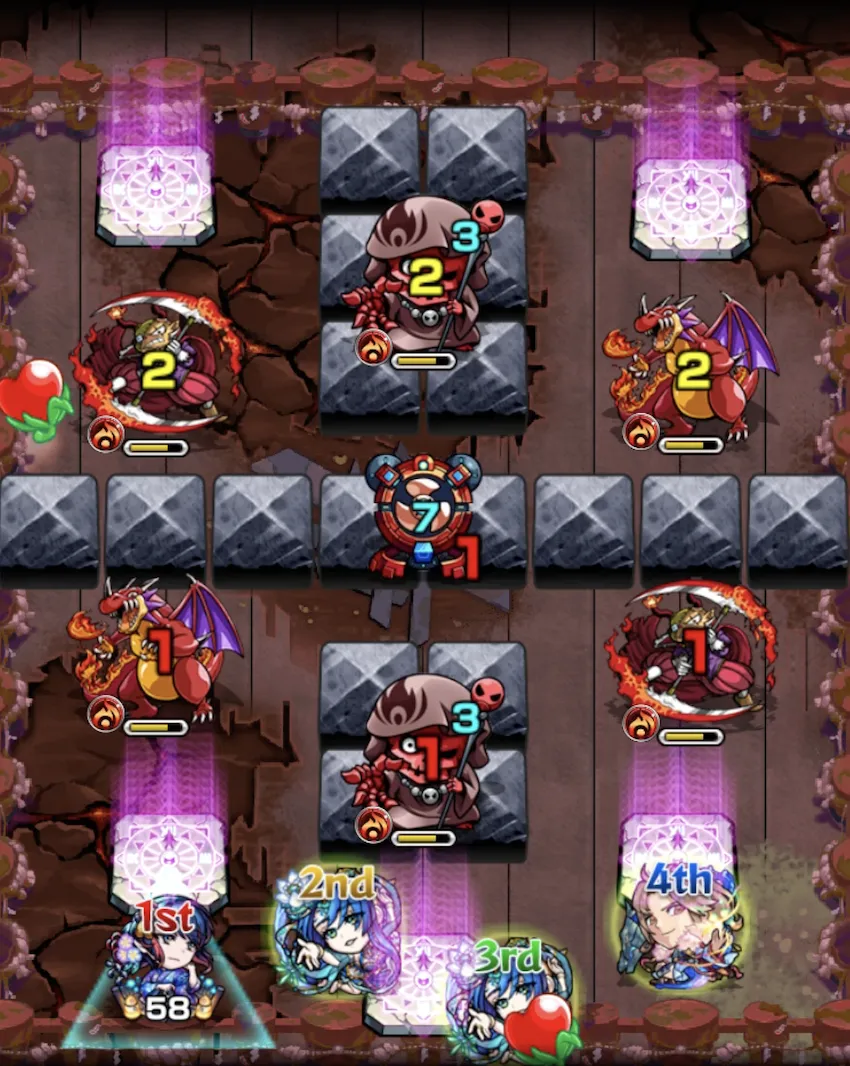 モンスト_超究極イザナミ_ステージ1