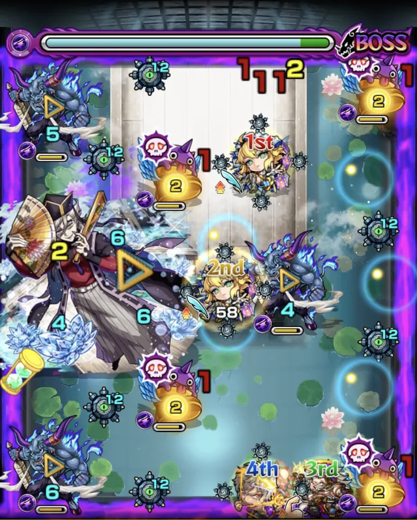 モンスト_超究極童磨ボス１