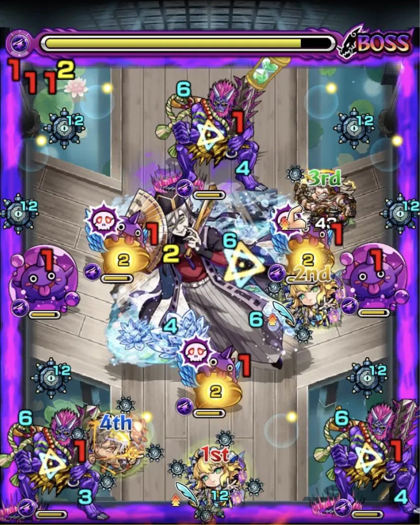 モンスト_超究極童磨ボス３