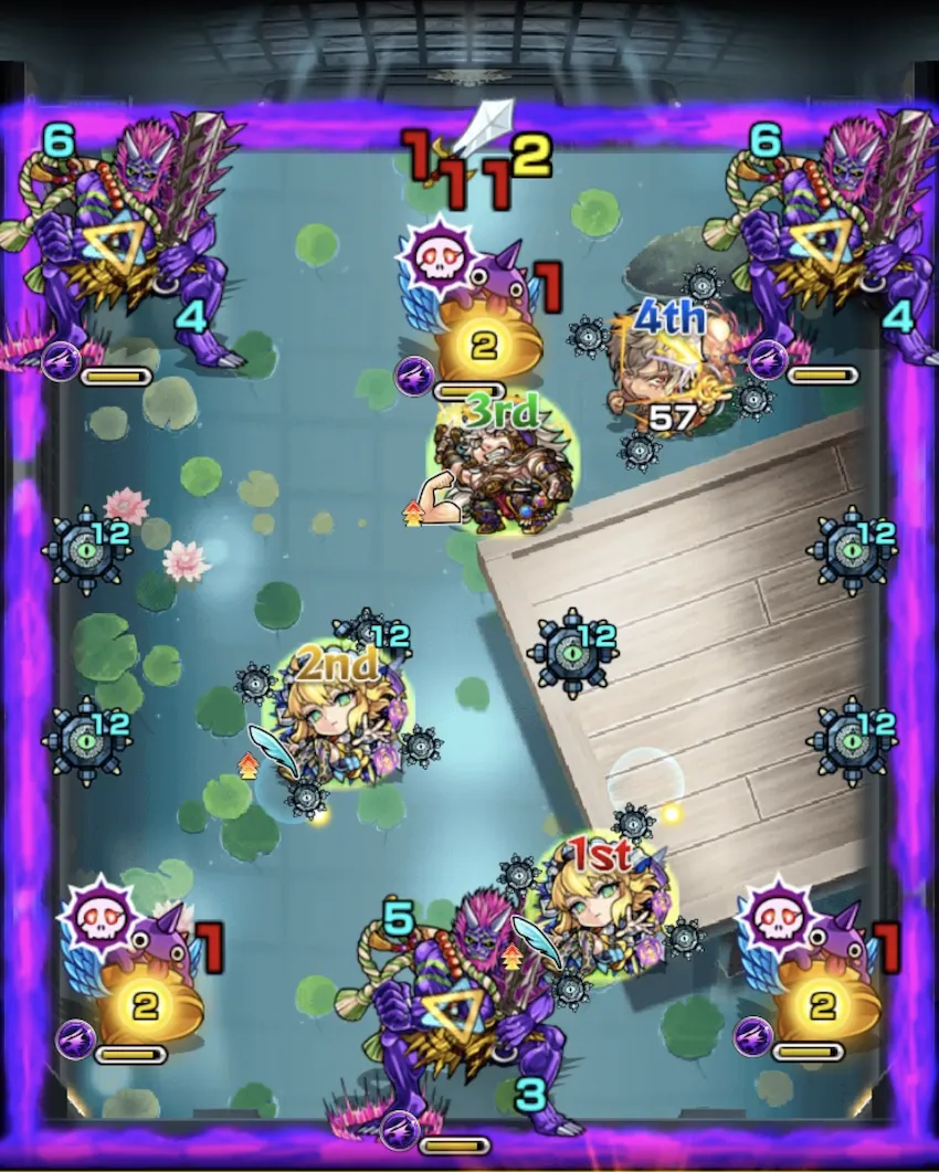 モンスト_超究極童磨ステージ３