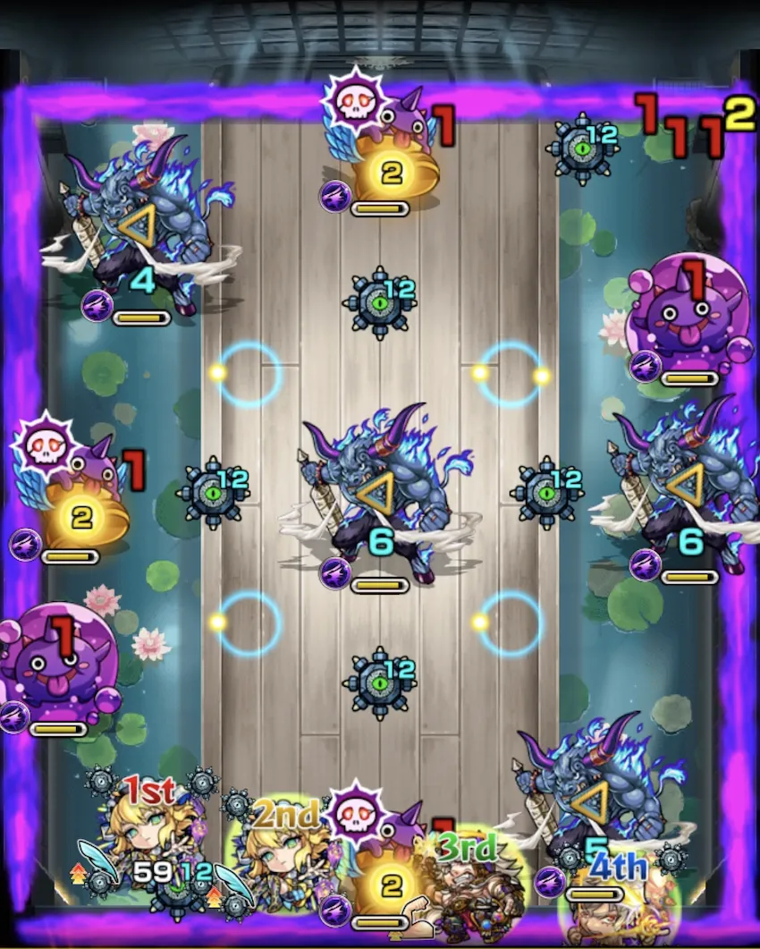 モンスト_超究極童磨ステージ１