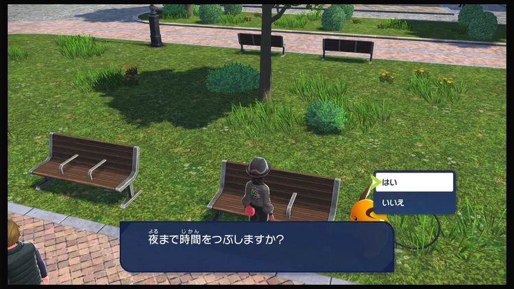 ポケモンZA_序盤_ベンチ