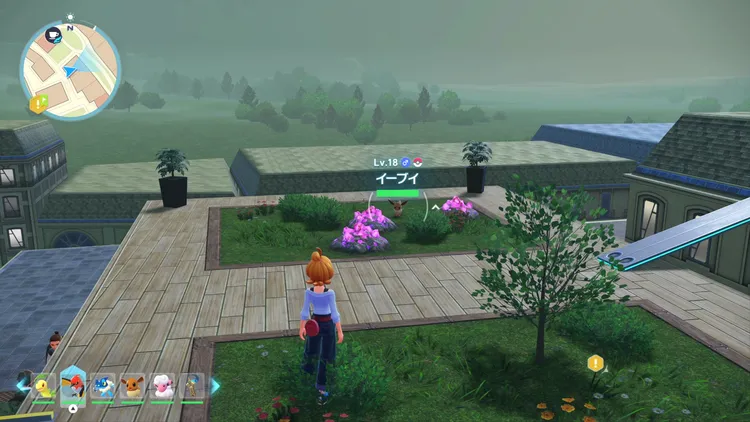 ポケモンZA_序盤_イーブイ周辺