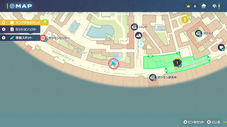 ポケモンZA_エレキネット_フィールド入手_ブルー7番地_マップ