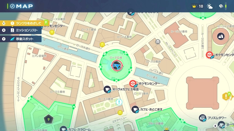 ポケモンZA_マジカルシャイン_フィールド入手_7番ワイルドゾーン_マップ