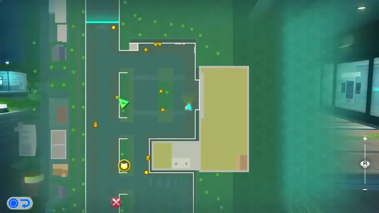 イナイレV_南雲原町のニセ警官_発生場所_マップ