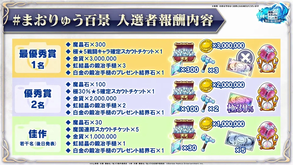 まおりゅう百景報酬_まおりゅう放送