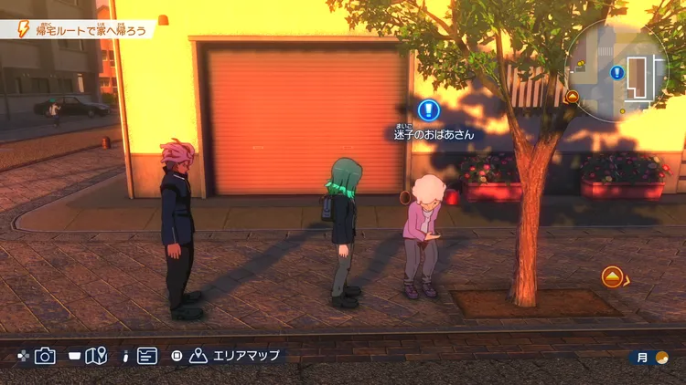 イナイレV_おばあさんが道に迷った理由1_発生場所_周辺