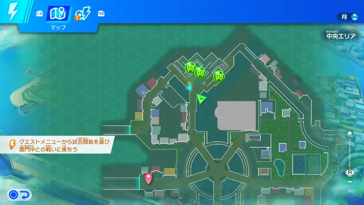 イナイレV_お台場のグルメスイーツ_場所_マップ