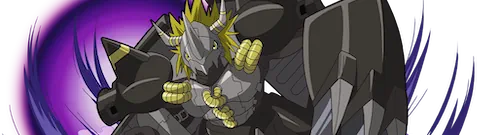 ブラックウォーグレイモンカットイン_パズドラ