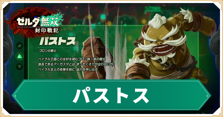 ゼルダ無双封印戦記_パストス_アイキャッチ