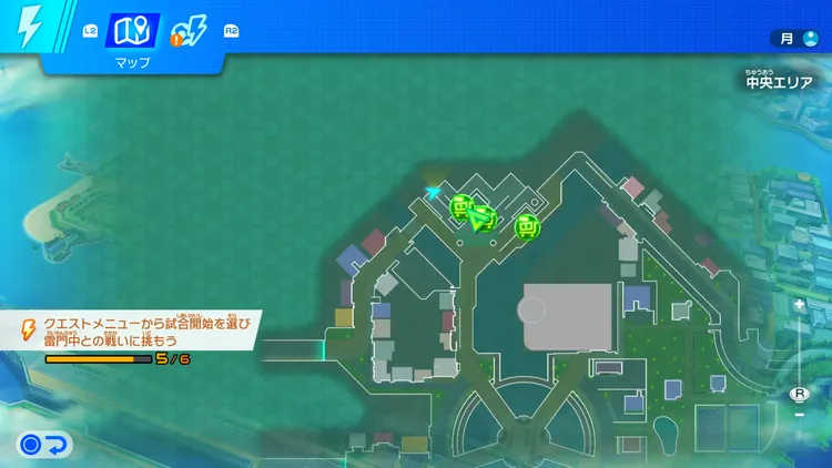 イナイレV_ガーデンの大観覧車_場所_マップ