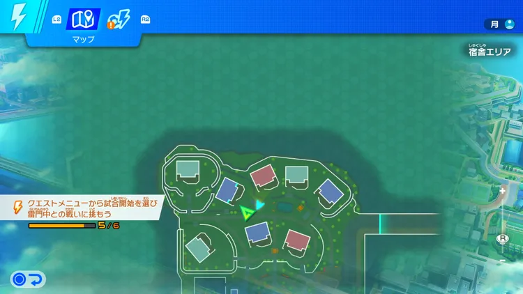 イナイレV_南雲原中の宿舎コテージ_場所_マップ