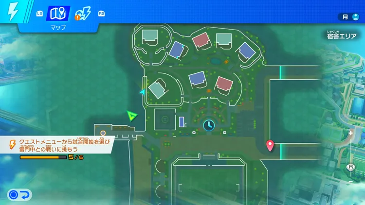 イナイレV_宿舎エリアの隠れたチェスト_場所_マップ