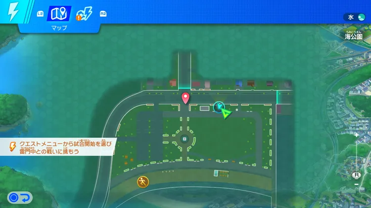 イナイレV_海坊主巡り・海公園編_場所_マップ