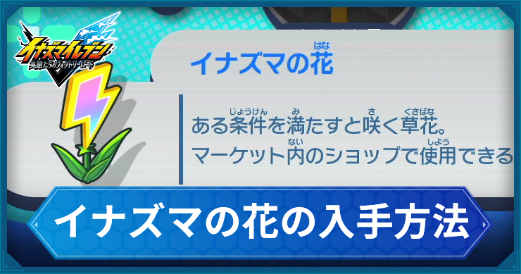 【イナイレV】イナズマの花の入手方法と使い道【ヴィクトリーロード】
