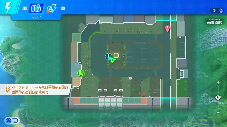 イナイレV_海坊主巡り・南雲原駅編_場所_マップ