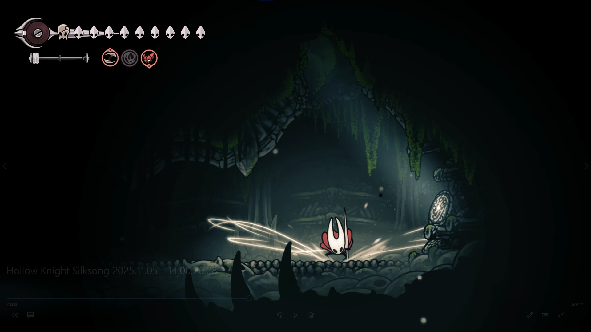 シルクソング_跳躍_朽ちたチャペル