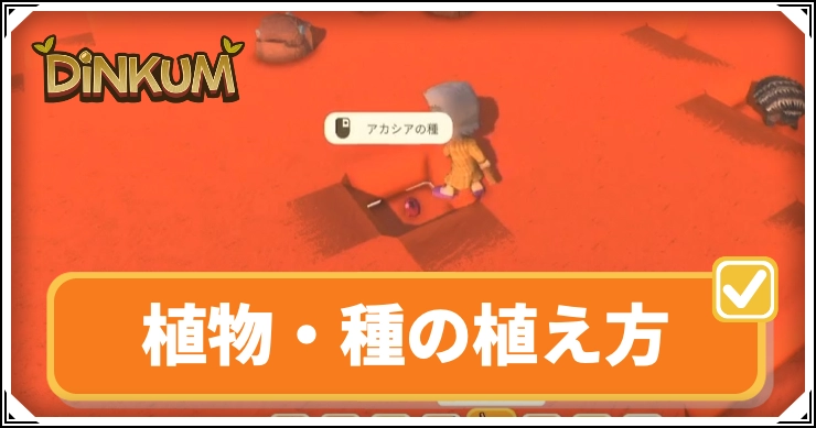 【ディンカム】植物・種の植え方【Dinkum】