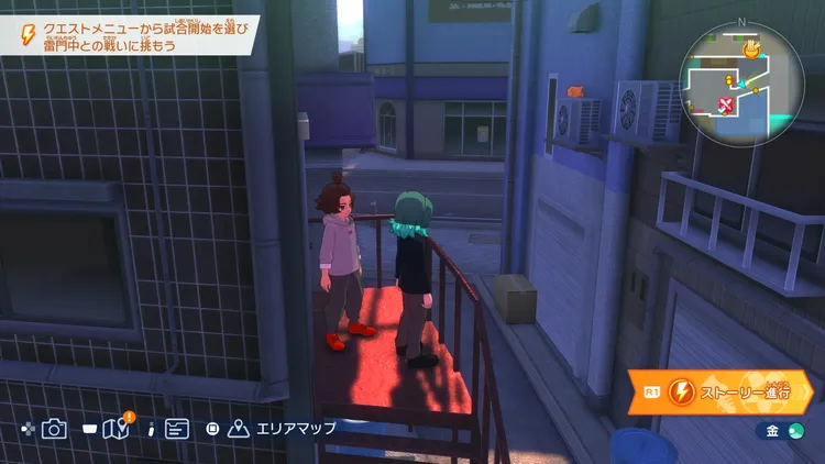 イナイレV_繁華街に潜む猫_場所_周辺