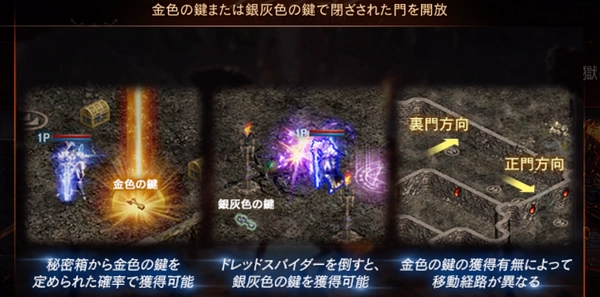 リネージュM_パーティダンジョン_亡者との戦闘-3