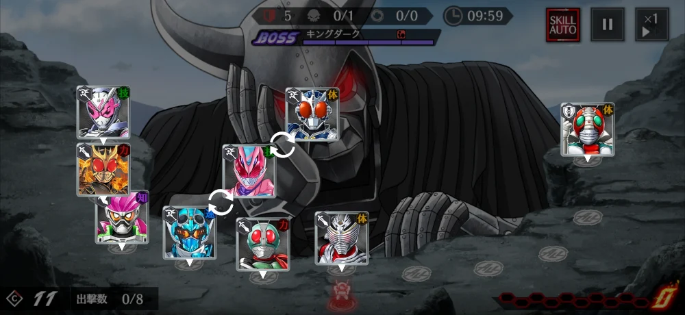 メイン5-10ハード攻略・編成例2_ライD