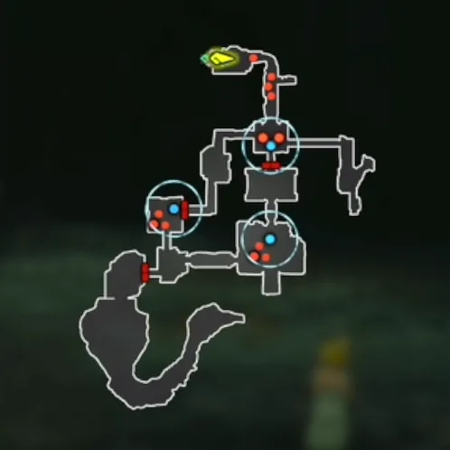 ゼルダ無双封印戦記_マップ_危険種討伐フィローネ地底