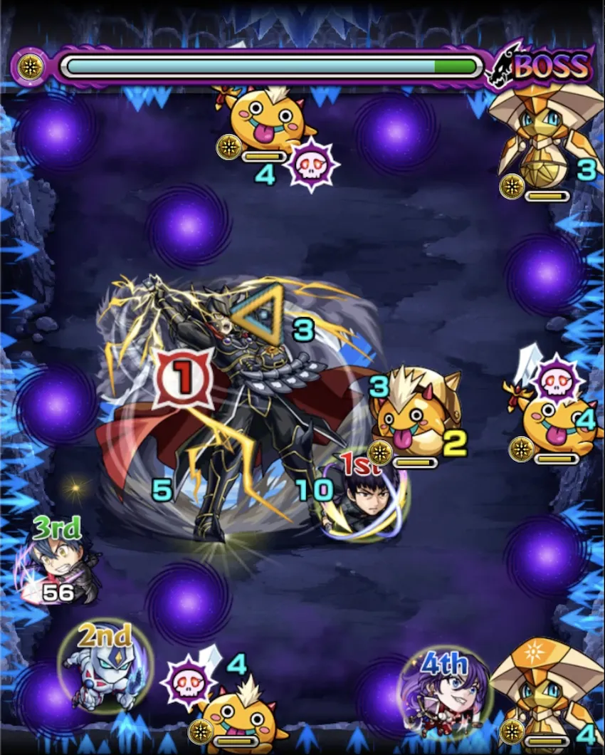 モンスト_超究極覇王十代_ボス１