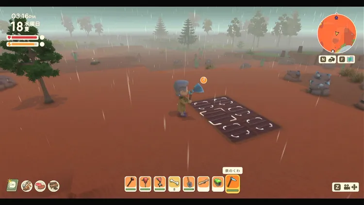 ディンカム_農業_耕す