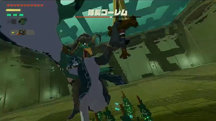 ゼルダ無双封印戦記_ギザード蹴り技