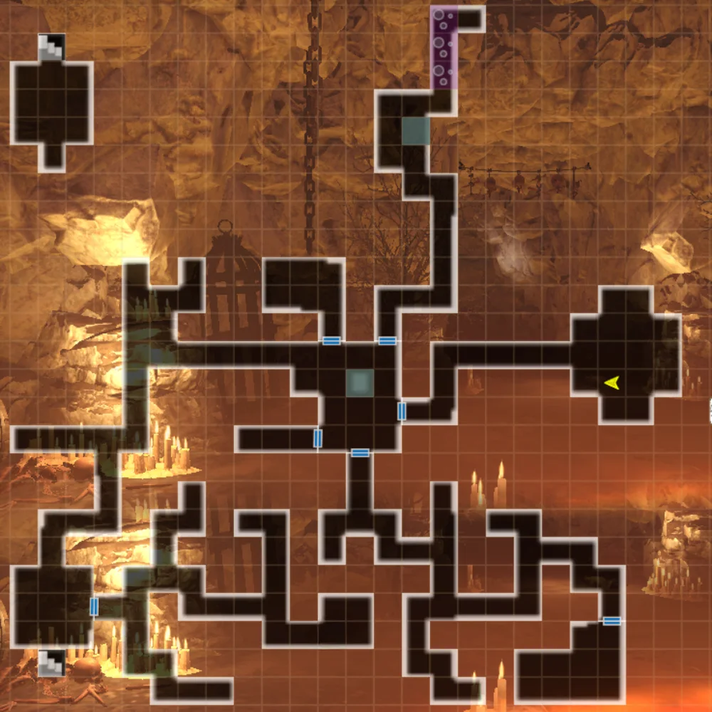 魔女の洞窟2_イスベルクのマップと行き方_ダフネ