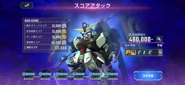 ジージェネ_大規模攻略戦_スコアアタック