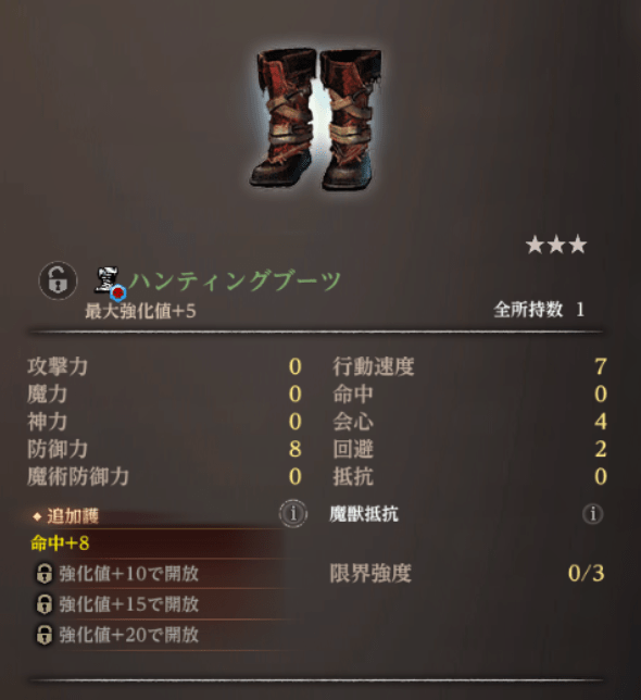 ハンティングブーツ