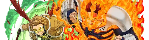 エンデヴァー&ホークスカットイン_パズドラ