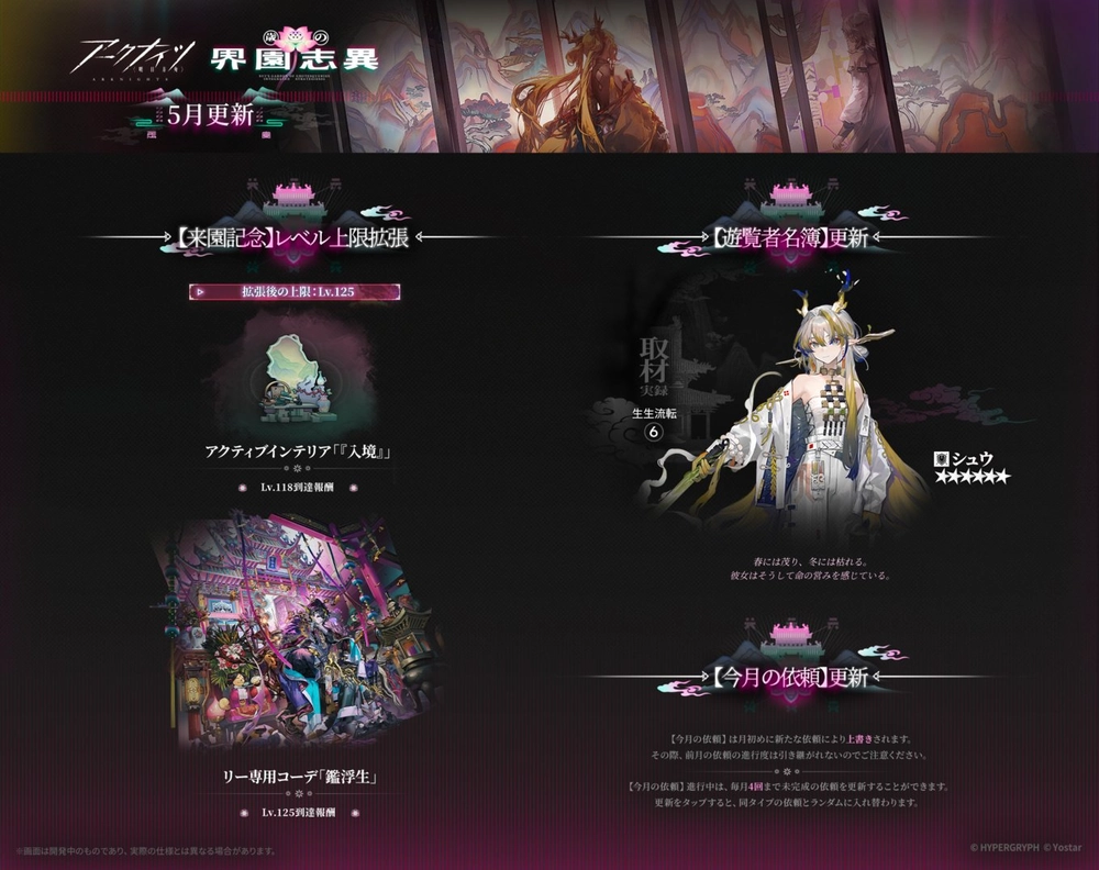 アークナイツ_5月更新