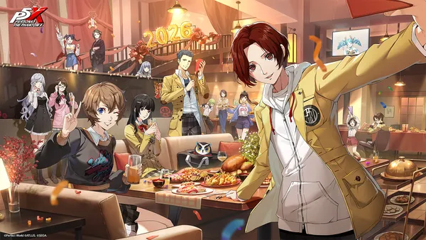 『P5X』年末年始&半周年の豪華プレゼントキャンペーンを実施中!キャラクターセレクトガチャの登場も