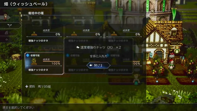 オクトラ0_ナッツ収穫