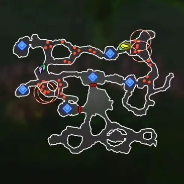 ゼルダ無双封印戦記_マップ_危険種討伐樹海