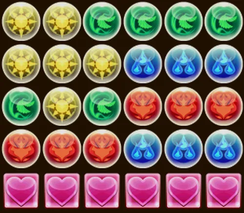 正月フィリスパズル組み方例①_パズドラ