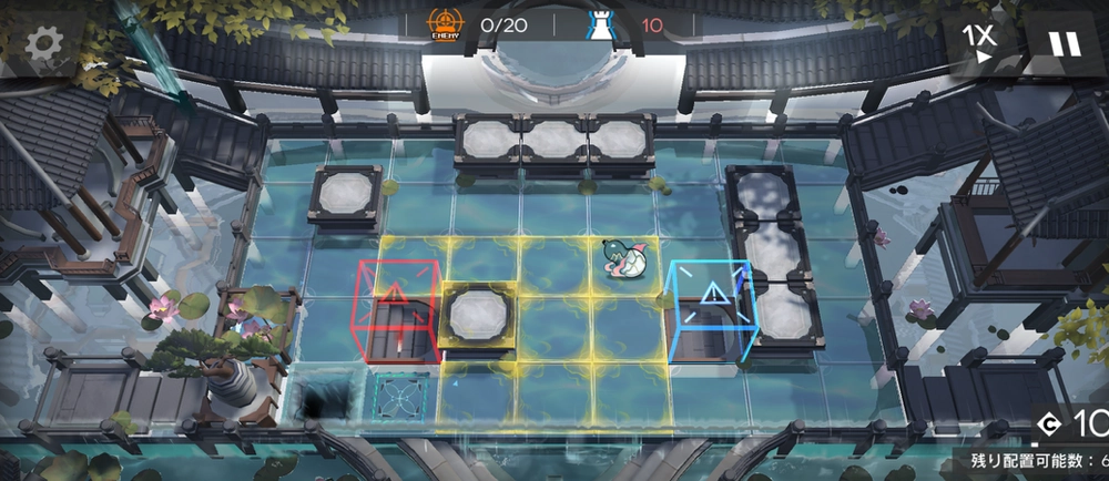 アークナイツ_後方に山、前方に水