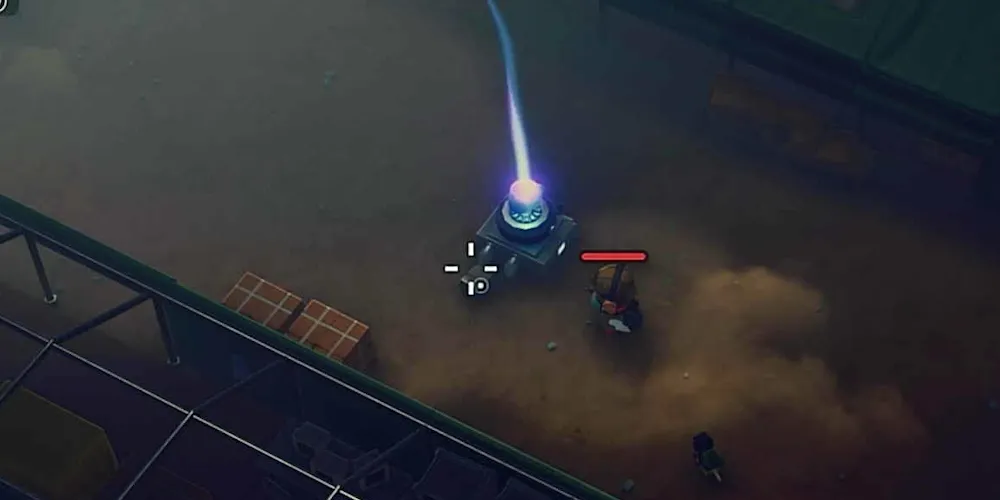 南側ビーコン：傭兵キャンプ内部外観