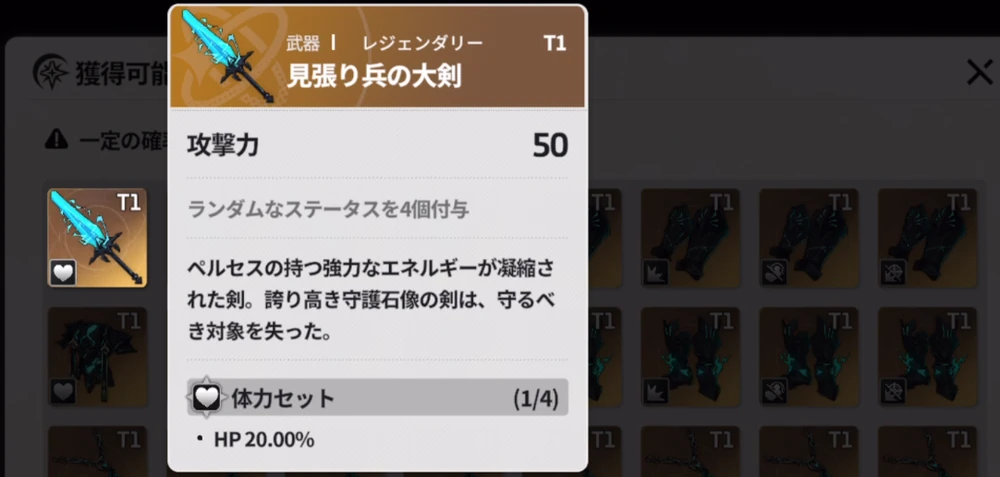 「見張り兵」シリーズが手に入る_討伐依頼の攻略と報酬_スタセイ