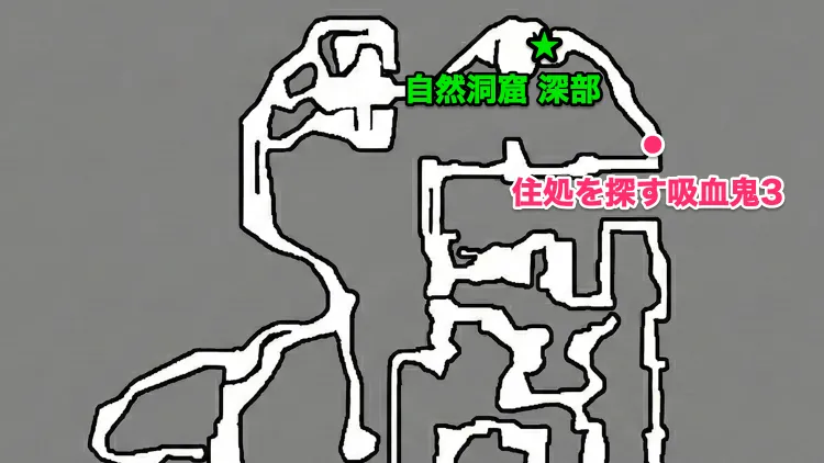 コードヴェイン_住処を探す吸血鬼3_マップ画像