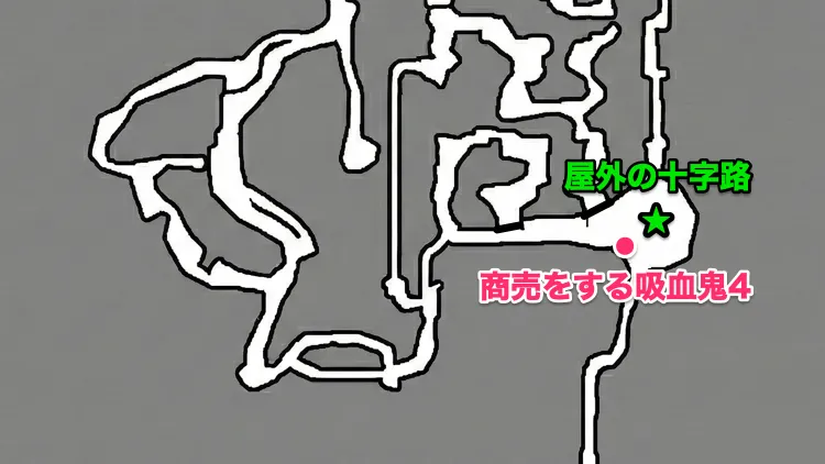 コードヴェイン_商売をする吸血鬼4_マップ画像
