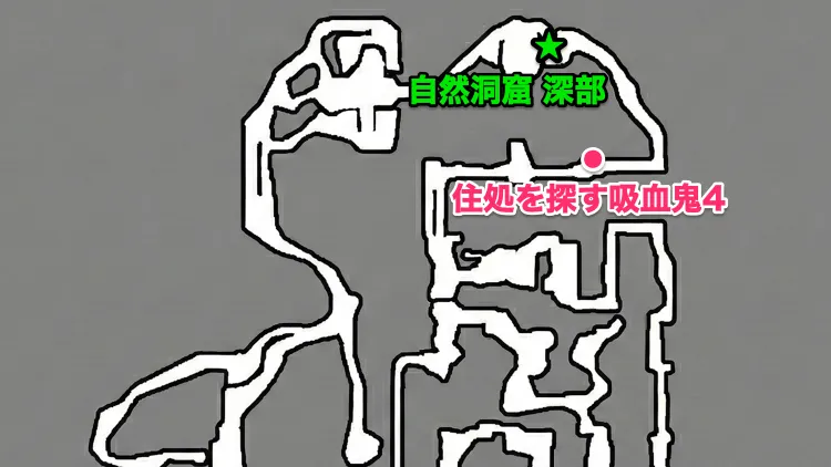 コードヴェイン_住処を探す吸血鬼4_マップ画像