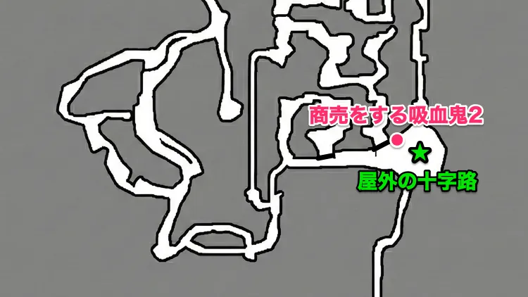 コードヴェイン_商売をする吸血鬼2_マップ画像